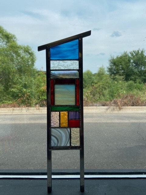 Hand-made Stain Glass Pic